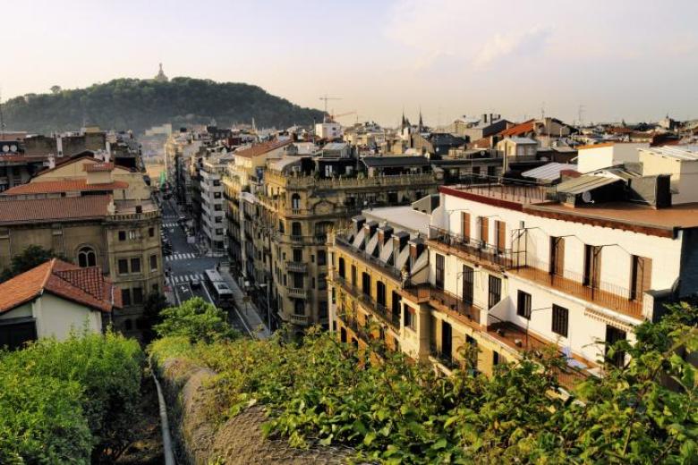Vista de la ciudad de San Sebastián