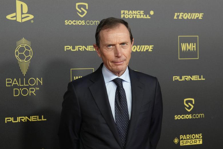 Former soccerplayer Emilio Butragueno during the 65th Ballon d'Or ceremony at Theatre du Chatelet, in Paris, Monday, Nov. 29, 2021