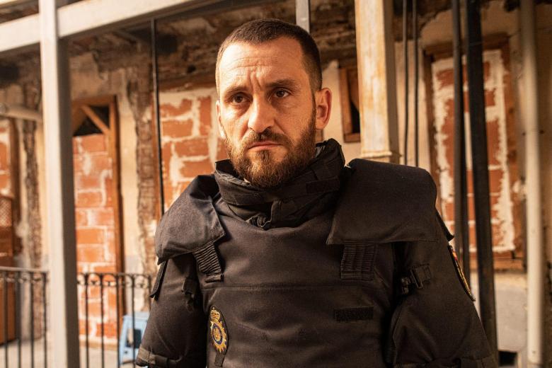 Raúl Arévalo es uno de los protagonistas de la excelente serie 'Antidisturbios'