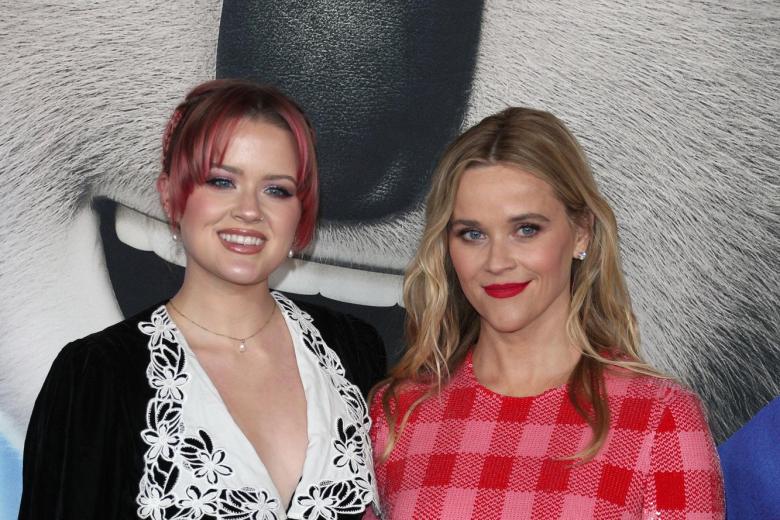 Ava Phillippe and Reese Witherspoon at the premiere for the film Sing 2 in Los Angeles, California, U.S., December 12, 2021. *** Local Caption *** .