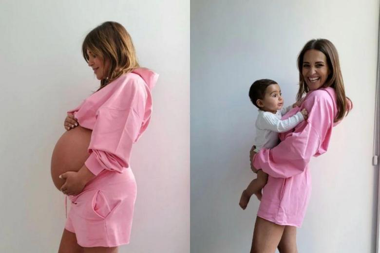 Paula Echevarría recrea una foto de su embarazo | Instagram