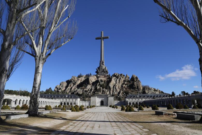 Imagen del Valle de los Caídos desde la hospedería