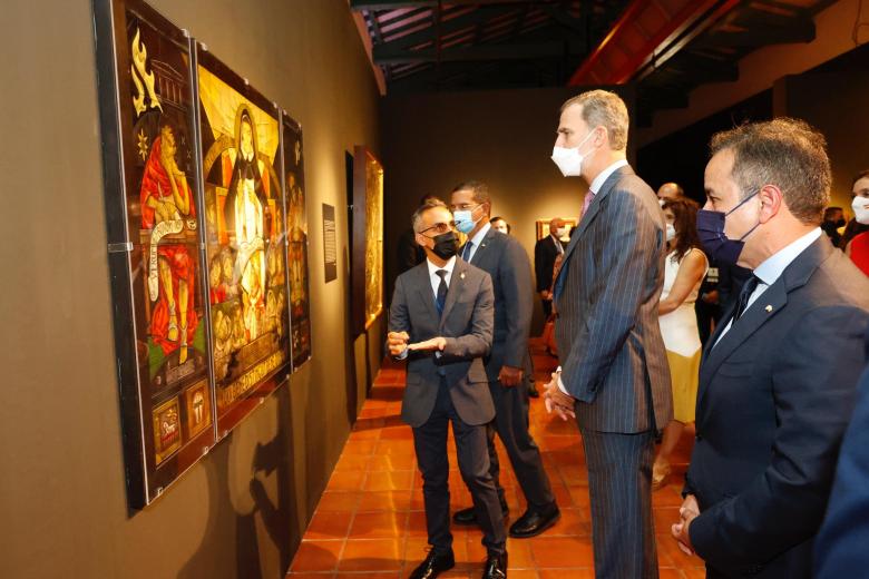 Felipe VI visita al Museo de San Juan, en Puerto Rico
