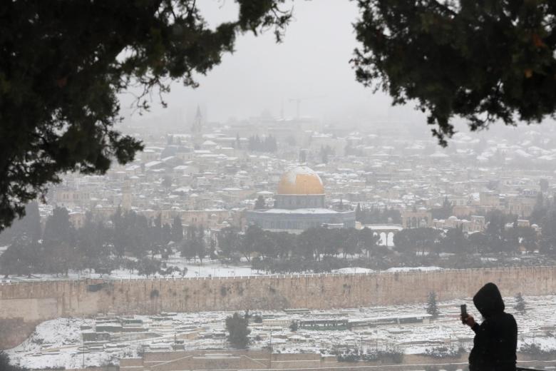 Panorámica de Jerusalén vista desde el Monte de los Olivos