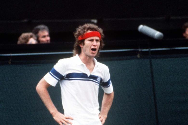 John McEnroe en Wimbledon en 1981