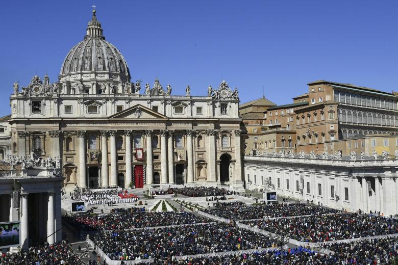 Papa Francisco / Plaza de San Pedro / Domingo de Ramos 2022 / Vaticano / Semana Santa