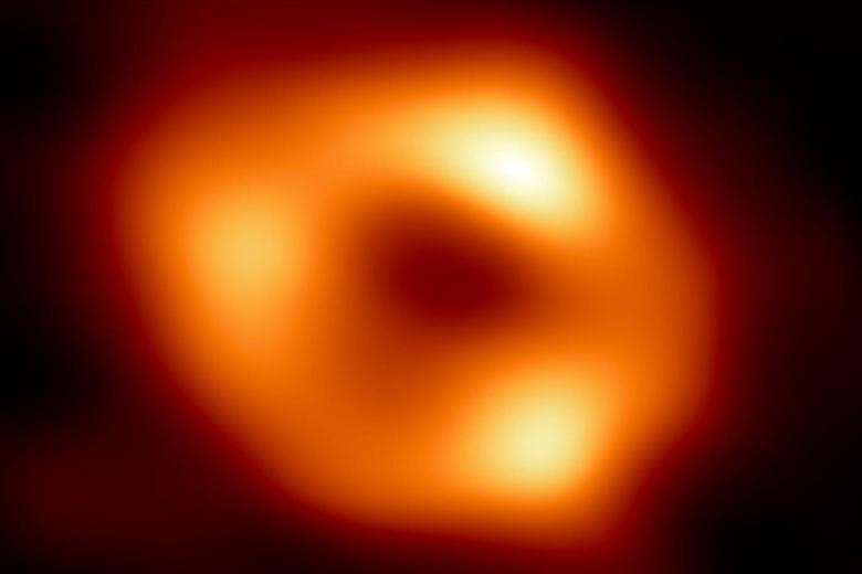 Imagen del agujero negro Sagitario A*, en el centro de la Vía Láctea