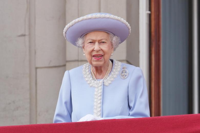 La Reina Isabel II, en el balcón de Buckingham