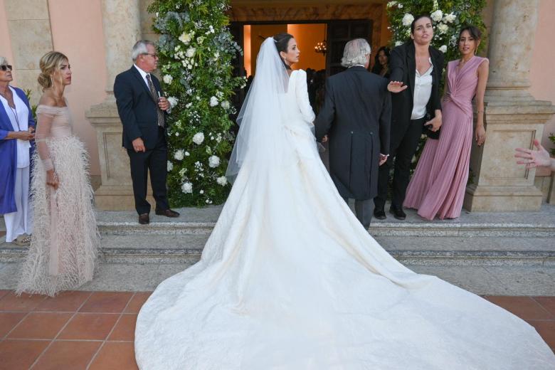 Imagen del vestido de Cristina Fernández
