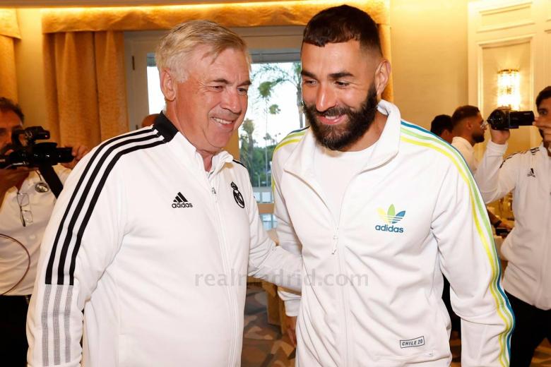 La llegada del Real Madrid a Los Ángeles, en imágenes