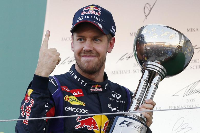 Sebastian Vettel, campeón del mundo de Fórmula 1 en 2010, 2011, 2012 y 2013