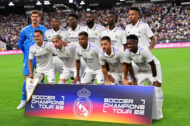 El equipo inicial del Real Madrid en el Clásico amistoso de Las Vegas