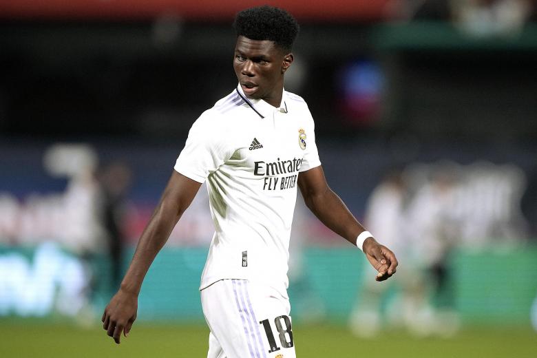Tchouaméni en sus primeros minutos como jugador del Real Madrid