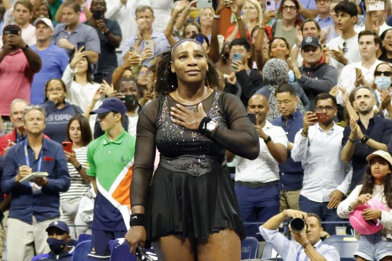 Serena Williams en su último partido en EE. UU.