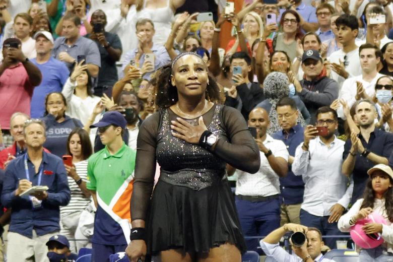Serena Williams en su último partido en EE. UU.