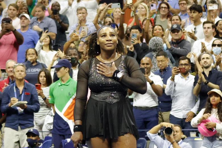 Serena Williams en su último partido en EE. UU.