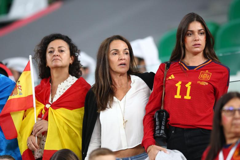 Editorial Use Only
Mandatory Credit: Photo by Michael Zemanek/Shutterstock (13651657ao)
Elena Cullell Wife Of Luis Enrique and Sira Martinez.
Morocco v Spain, FIFA World Cup 2022, Round of 16, Football, Education City Stadium, Doha, Qatar - 06 Dec 2022 *** Local Caption *** .