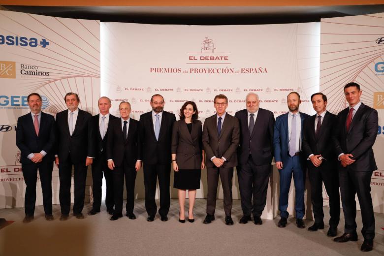 Bieito Rubido, Andrés Rodríguez Villa, Leopoldo Satrústegui, Florentino Pérez, Alfonso Bullón de Mendoza, Isabel Díaz Ayuso, Alberto Núñez Feijóo, José Luis López-Linares, Isambard Wilkinson, Enrique Serra, Raúl Delgado