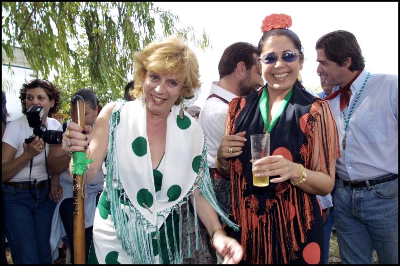 María Jiménez junto a Isabel Pantoja