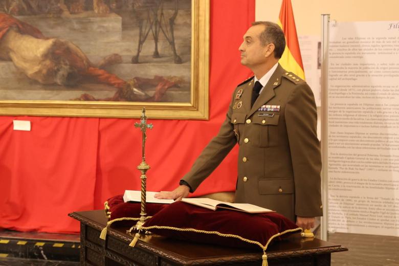 Toma de posesión del coronel José María Ortega como nuevo subdelegado de Defensa en Córdoba