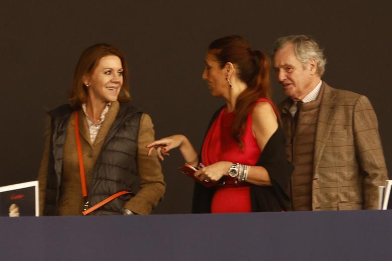 Maria Dolores de Cospedal during CSI3: Madrid Horse Week in Madrid on Sunday, 26 November 2023.