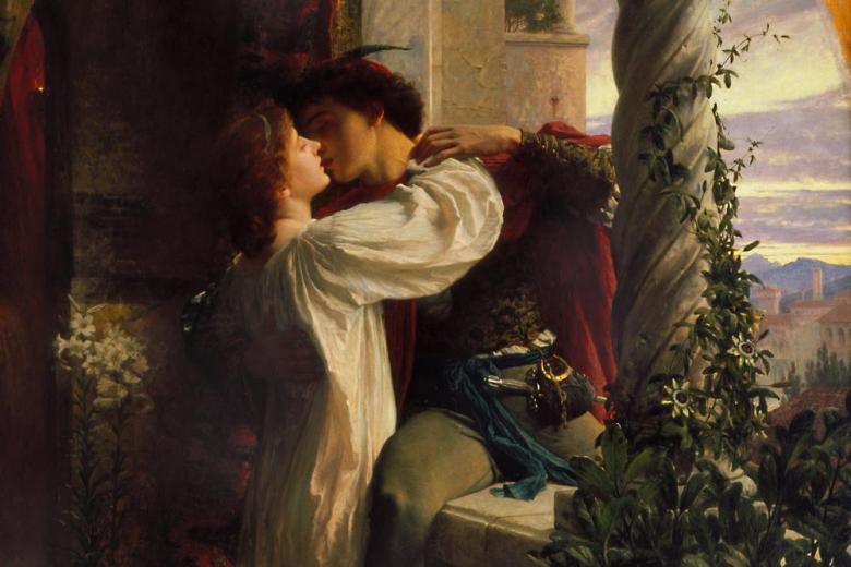 Obra inspirada en Romeo y Julieta de Frank Dicksee