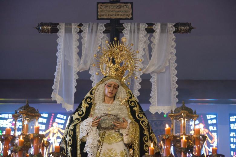 La Soledad, muy acompañada en Franciscanos Semana Santa 2024