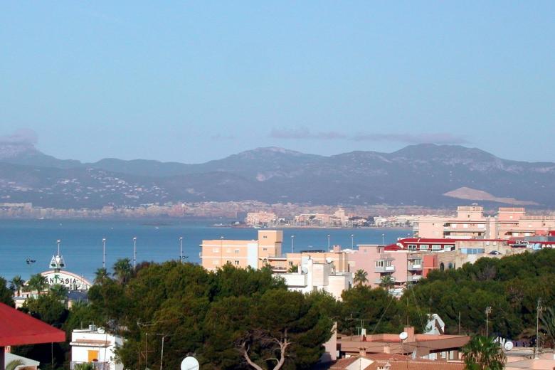Vista panorámica de Playa de Palma (Mallorca)