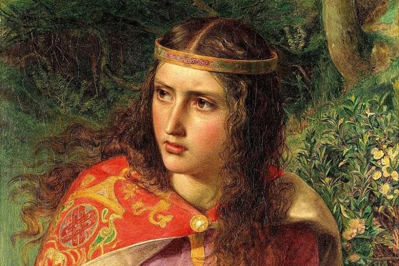 Leonor de Aquitania pintura de Frederick Sandys