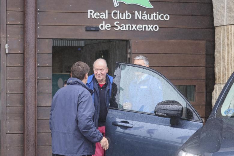 Emeritus King Juan Carlos I in Sanxenxo. October 2nd 2024