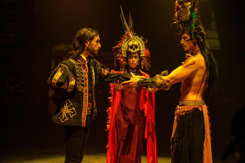 El musical 'Malinche' narra la historia de Hernán Cortés y la conquista de México