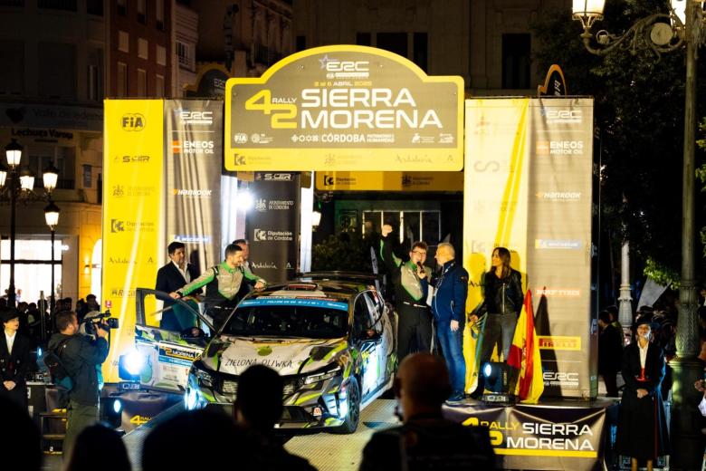 Ceremonia de salida del 42 Rally Sierra Morena en Córdoba