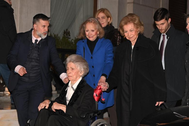 Irene de Grecia con Doña Sofía en Atenas este año