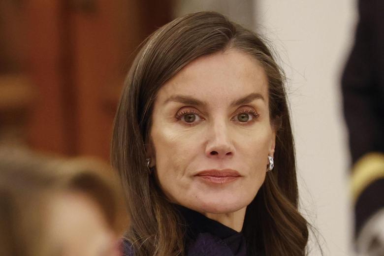 ARANJUEZ (MADRID), 09/12/2025.- La reina Letizia, durante el almuerzo posterior a la reunión del Patronato del Instituto Cervantes este martes en Aranjuez (Madrid). EFE/ Chema Moya POOL