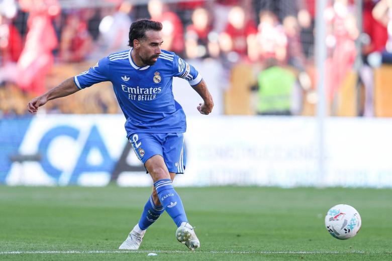 Dani Carvajal, en el partido ante el Sevilla el pasado domingo