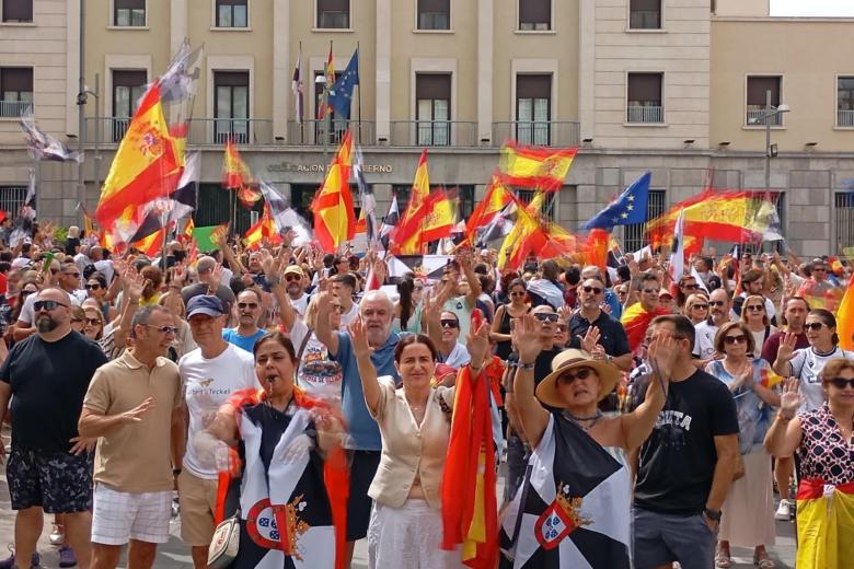 Manifestación en Ceuta en protesta por los problemas de inseguridad