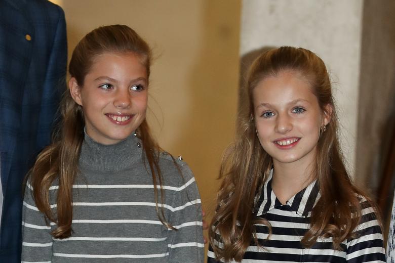 Princess of Asturias Leonor de Borbon and Sofia de Borbon attending “ El talento atrae al talento “ seminar on occasion of 10 anniversary of Princess Girona Foundation in Barcelona on Tuesday, 05 November 2019.