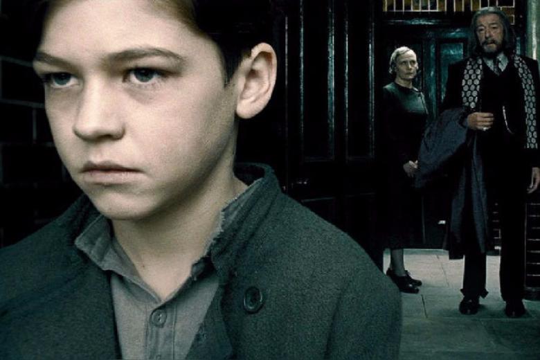 19. La versión joven de Tom Riddle en Harry Potter y el misterio del Príncipe está interpretado por Hero Fiennes-Tiffin, sobrino del Voldemort adulto, al que da vida Ralph Fiennes. El parecido entre ambos es innegable.