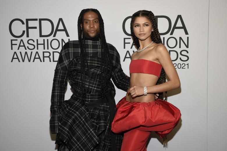 Zendaya y Law Roach en los CFDA Fashion Awards | Gtres