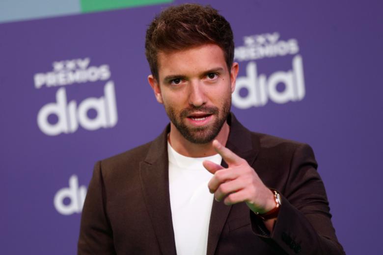 Singer Pablo Alboran at photocall for Dial awards 2021 in Tenerife on Tuesday, 23 November 2021.