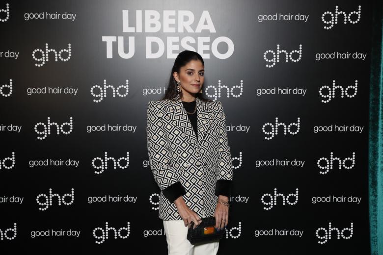 Maria Garcia de Jaime at photocall for GHD event in Madrid on Wednesday, 24 November 2021.