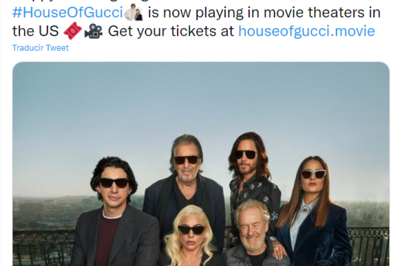 Lady Gaga celebra Acción de Gracias durante la promoción de su última película | Twitter