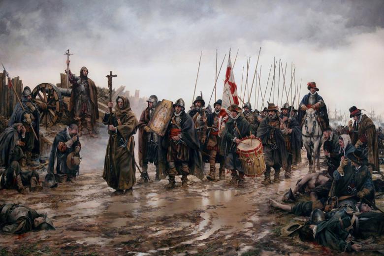 El Milagro de Empel por Augusto Ferrer-Dalmau (2015)