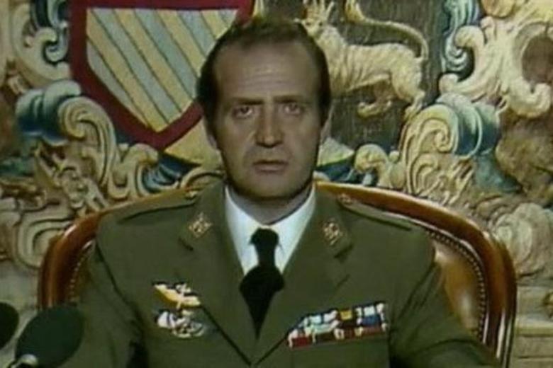 El Rey Juan Carlos en la jornada del 23-F