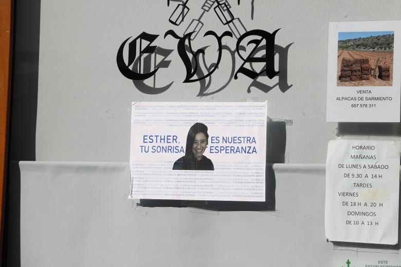 El rostro de Esther López ha estado muy presente en el municipio desde que desapareciera hace un mes