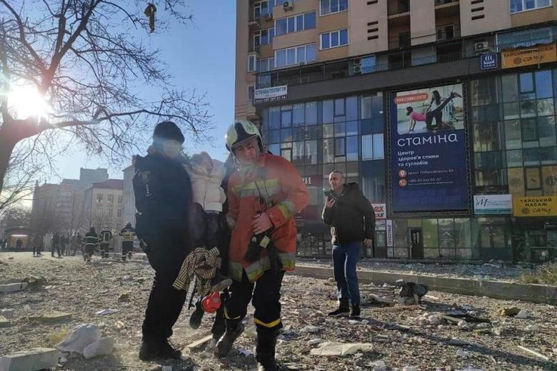 Destrucción en Kiev