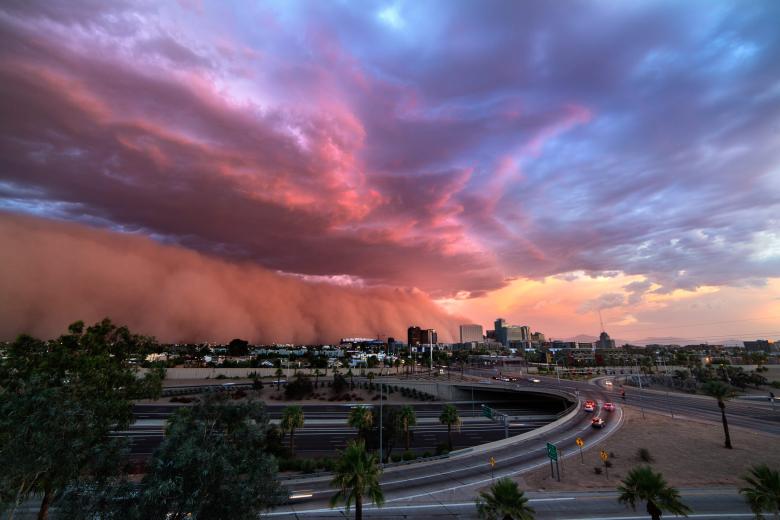 A professional photographer has revealed the reality of storm chasing and some of his craziest shots.
Mike Olbinski, 47, from Phoenix, Arizona, US, spends a lot of his time chasing and finding the best storms to photograph across the US – and he says the experience is exhilarating.