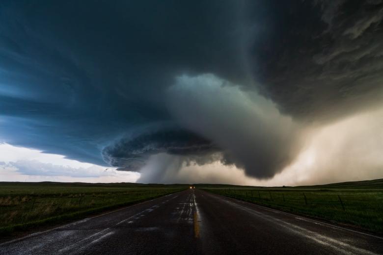 A professional photographer has revealed the reality of storm chasing and some of his craziest shots.
Mike Olbinski, 47, from Phoenix, Arizona, US, spends a lot of his time chasing and finding the best storms to photograph across the US – and he says the experience is exhilarating.