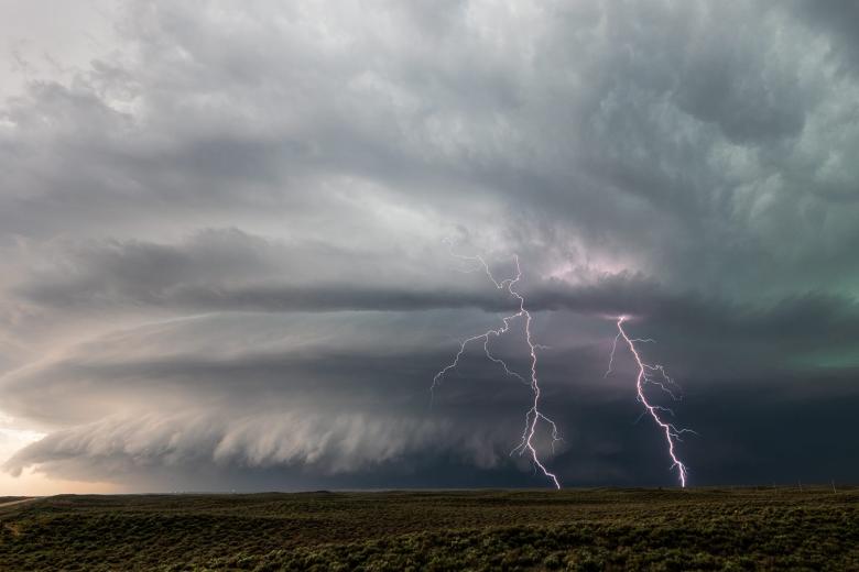 A professional photographer has revealed the reality of storm chasing and some of his craziest shots.
Mike Olbinski, 47, from Phoenix, Arizona, US, spends a lot of his time chasing and finding the best storms to photograph across the US – and he says the experience is exhilarating.