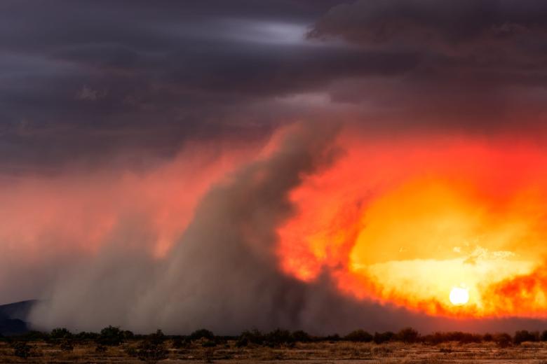 A professional photographer has revealed the reality of storm chasing and some of his craziest shots.
Mike Olbinski, 47, from Phoenix, Arizona, US, spends a lot of his time chasing and finding the best storms to photograph across the US – and he says the experience is exhilarating.